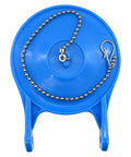 Universal 3 Inch Toilet Flapper Replacement That Stops Leaks And Saves Water, blue soft PVC with chain and clip