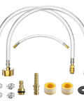 Hydraulic Steering Bleed Kit For Boats With Leak Proof Brass Connectors And Quick Connection Pro Grade Enhanced Marine Bleeder Tool