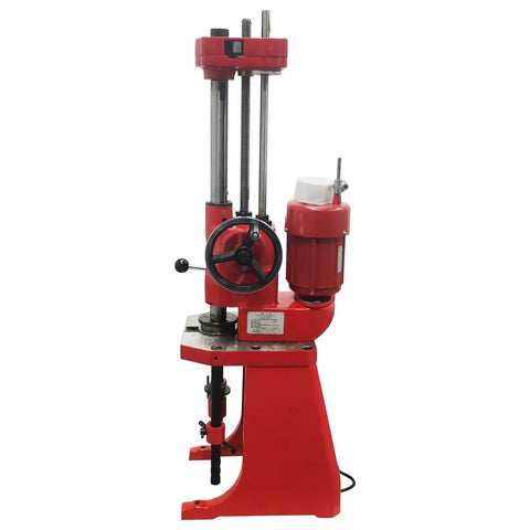Heavy Duty Vertical Motorcycle Cylinder Boring And Honing Machine For Grease Monkey Engine Swaps Smooth As Butter Finish 1.54 To 2.75 Inch Bore Range 220V Power Tool side view with motor and controls