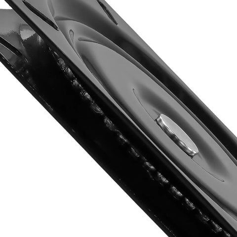 Close-up of 8 Inch Boat Seat Swivel Replacement for Square Bar Stools and Recliners, solid steel with ball bearing ring.