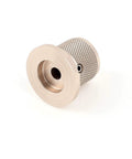 Aluminum Potentiometer Knob, 30mm CNC Machined Aluminum Alloy, Dope Gold Tone Dial, 6mm Shaft Hole, 22mm Knob Diameter