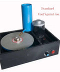 Kickass Mini Gemstone Faceting Machine With Easy Speed Controls And A Quiet Copper Motor That Makes Professional Lapidary Polishing And Fine Grinding A Total Breeze, showing standard configuration and design.