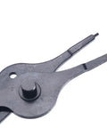 Close-up of 10 Piece Snap Ring Pliers Set For Internal And External Circlip Pliers Retaining Ring Pliers Quick Conversion Thumbscrew.