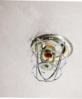 Top Shelf Fire Sprinkler Head Protector Cage Covers For Upright Pendant Sidewall Compatible Systems Built Tough Impact Resistant Safety Guards mounted on a ceiling.