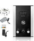 Air-Free Pneumatic Engraving Machine For Jewelry With Compact Space-Saving Design And Built-In Air Compressor, includes chucks and gravers