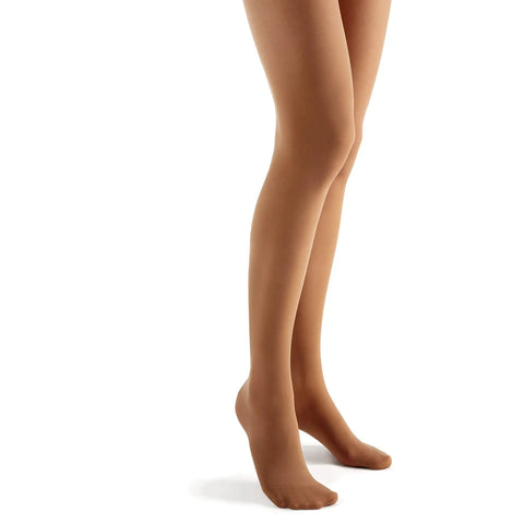Ultra Sheer Pantyhose For Women Plus Size With Mild 8 To 15 MmHg Compression To Boost Circulation And Relieve Tired Legs in nude color.