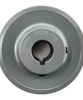 Single Groove V Belt Pulley 3.75 Inch Outside Diameter 7/8 Inch Bore Cast Iron Motor Pulley For A AX B BX 4L 5L V Belts 1 Groove BK3678 Pulley