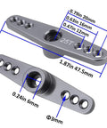 Two Pack 25T Aluminum Servo Horns With M3 Thread For 1 10 And 1 8 Scale RC Crawlers CNC 6061 Aluminum 12mm 16mm 20mm Holes Image