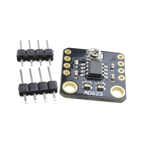 Adjustable Gain Amplifier Module For Hella Precise Signal Boosting and Seamless Data Acquisition Built Tough in Compact Housing, 3.2x1.6 inches, ABS plastic.