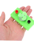 Hand holding Solar Powered DC Motor DIY Kit Wind Turbine Generator For Science Projects Sustainable Energy Learning Tool For Teens