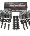 PDS Stage 2 Torque Supercharged Camshaft For 1997 To 2013 LS Based 5.7L 6.0L 6.2L Engines 113 LSA Boss Level Torque Curve Blower Cam Full Hardware Swap Kit With Springs Straight Fire Performance valve springs and components arranged for engine upgrade.