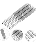 Pro Grade 4-Piece Pin Punch Set for Watch and Jewelry Repair, durable stainless steel tools shown in detail