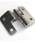 Left Lift Sliding Door Hinge 304 Stainless Steel Removable Design For Quick Fixes Easy Repair Smooth Operation Heavy Duty Hardware Pair
