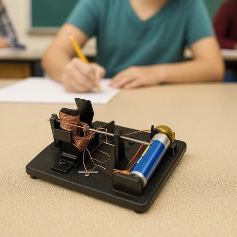DC Motor Kit Demonstration Model for STEM Education Preassembled Electromagnetism Lesson Ready to Use Hands On No Assembly Required