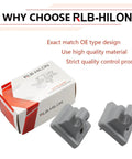 Sun Visor Clip Retainer Gray 2 Pack For Ford E Series Econoline Vans 2008-2014 Direct Fit Replacement Part with packaging