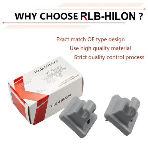Sun Visor Clip Retainer Gray 2 Pack For Ford E Series Econoline Vans 2008-2014 Direct Fit Replacement Part with packaging