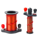 Primary and secondary coils of Physics Experiment Electromagnetic Induction Coil Kit for Students Do It Yourself Copper Coil Electromagnet Teaching Instrument Safe Easy Hands On Classroom Demonstration.
