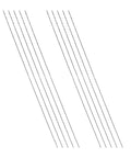 Top view of Ten Pack Carbon Fiber Wing Spar Poles for RC Planes Heavy Duty High Strength Structural Rods for Gliders Reinforcement Spare Parts