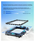 Tension balancing system for upgraded replacement resin tank for 16K resin printer with metal frame ensuring precise molding.
