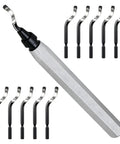 Kick Some Major Butt With This Sweet 3D Printing Deburring Tool Kit Featuring 11 HSS Swivel Blades For Removing Rough Edges On Metal Resin Copper PVC Plastic And Aluminum Fast And Easy.