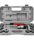 R8 ER32 High Speed Steel Collet Chuck Holder Set for CNC Machining with shank, wrench, and fitted box