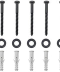 Five Set Barn Door Wall Spacers With Screws Adjustable Spacers For Flat Track Sliding Barn Door Hardware Rolling Roller Assemblies Connectors