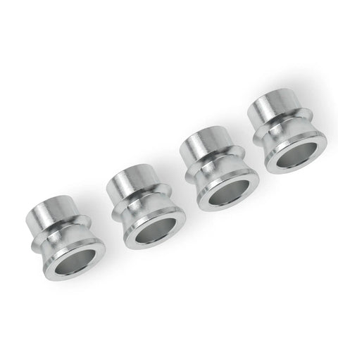 Four Five Eighths To One Half Inch High Misalignment Spacer Heims Rod End Ends Heim Joint Set Of Four Beefy 1045 Steel With Zinc Plating For Auto And Off Road Use Industrial Grade Corrosion Resistant Durable Precision Fit spacers