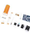 Electromagnetism Learning Tool With Coil Electricity Conversion Module For DIY Teaching, Wireless Power Transfer Kit components