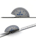 Handy Stainless Steel Finger Goniometer Protractor For Occupational Therapy, Precise 30 To 150 Degree Joint Range Tool, Durable Metal Orthopedic Device To Track Flexibility And Rehab Progress, shown open