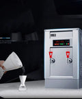 Pro Workhorse Commercial Electric Water Heater 120 Liter Step Heating Tank with digital interface dispensing hot water.