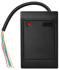 Black Door Access Card Reader 26 To 34 Channel 125KHz RFID ID Card Reader for Home Security and Outdoor Access Control System