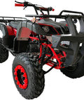 Beefy 200cc Full Size ATV Quad for adults and youth with LED lights, matching rims, automatic transmission with reverse
