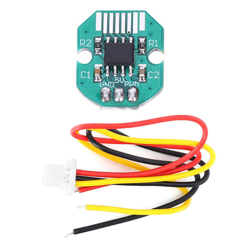 Absolute Value Encoder Set For PWM Motors With I2C Interface And 12 Bit Precision Ideal For Brushless PTZ Motors shown with wires