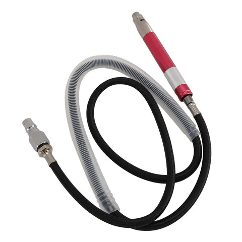 Slick Air Pencil Die Grinder Kit Pneumatic Power Tool with Quick Chuck, flexible air hose for precision engraving and polishing.