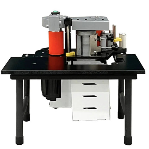Portable Edge Bander For Woodworking With Curve And Straight Line Bonding Dual Side Glue Application Adjustable Speed 5 To 10 M Per Minute