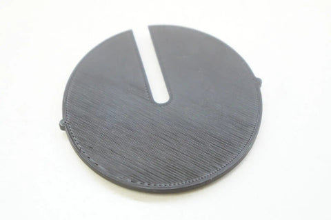 3D Printed Bandsaw Throat Plate Insert for 10 Inch Saws Replacement Fit 20-206 28-303 28-100, 2-7/16 Inch Diameter, 0.10-0.20 Inch Thick