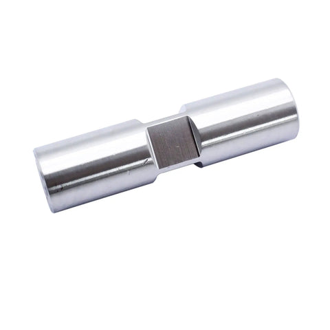 Two And A Half Inch Adjustable Tensioning Rod With Silver Heim Joint For Alternator Bracket Fits SBC BBC 350 454 Engine Compatible With Chevy Ford Mopar Performance Upgrade, stainless steel
