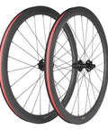 Carbon Gravel Wheelset 700C Tubeless Disc Braking 45mm Depth Center Lock Thru Axle 12x100 And 12x142 Toray T700 Full Carbon