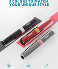 Cordless Tattoo Gun Kit 118g Lightweight Rotary Pen With 2 To 10V Adjustable Voltage shown in three colors