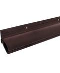Weatherproof Door Sweep With Drip Cap, 36 Inch Long Aluminum And Vinyl Screw-On Bottom Seal For Drafts, Moisture, Dust And Insects, Bronze