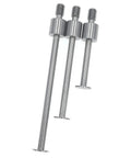 Flat Dial Indicator Contact Points Set With 0.4mm Depth, 5mm Thickness, 4-48 UNF, used for measuring foam and plastics.