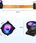 Wide Angle 160 Degree 2MP OV2640 Camera Module For ESP32 MCU Dope DIY Kit with dimensions in mm, ribbon cable attached.