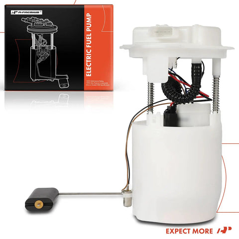 Heavy Duty Electric Fuel Pump Module Assembly for Nissan Juke and Sentra 1.6L, compact design with float sender unit.