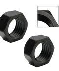 2 Pack Arbor Nut For Delta Unisaw Left Hand Thread Fits Right Tilt Saw, durable black nuts for woodworking machines.