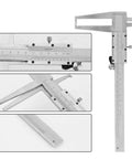Carbon Steel Vernier Caliper Measuring Tool 9-150mm Inside Groove With Box, Pro Grade Precision Caliper Gauge For Machining