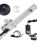 JQDML 24V reciprocating linear actuator with suction cup and speed controller.