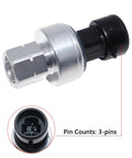 Direct Fit AC Refrigerant Pressure Switch Sensor And Connector For GM Vehicles Buick Cadillac Chevrolet GMC Pontiac Hummer Saturn
