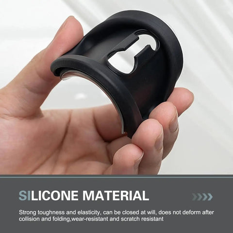Hella Durable Silicone Door Lock Dampers For Toyota Rav4 2019 To 2024 showing flexible silicone latch guard in hand.