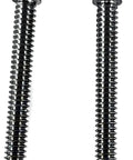 Close-up of 10-24 Torx Security T27 threaded hardware from Cast Stainless Steel Dual Sided Door Pull Set For 1 Inch Doors With Included Fasteners