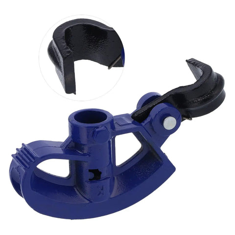 Heavy Duty KW7026 Fan Shaped Pipe Bender Thichen Manual Tube Bending Tool close-up of handle mechanism for easy operation.